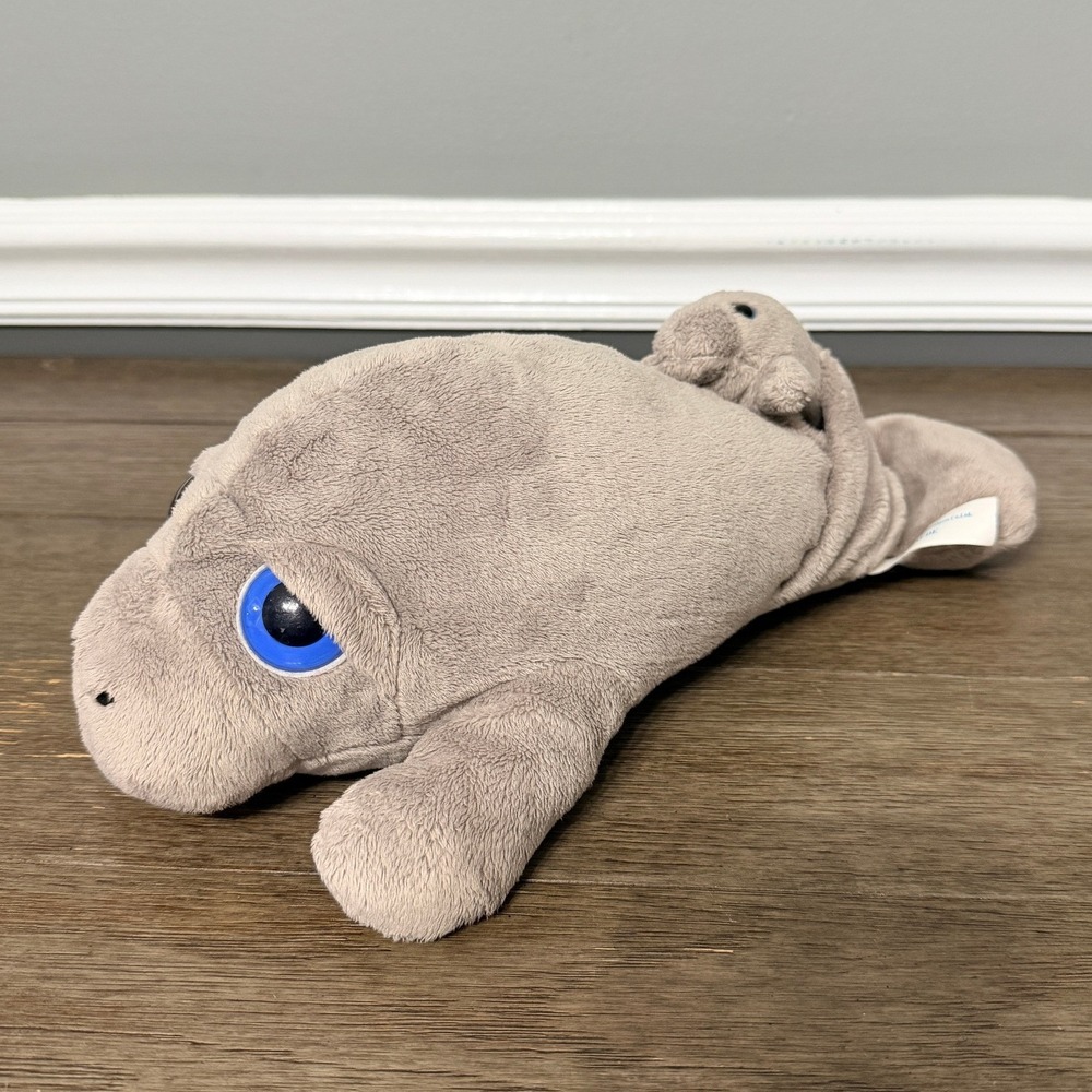 Wishpets Maude the  Manatee with Baby Caf Plush‎